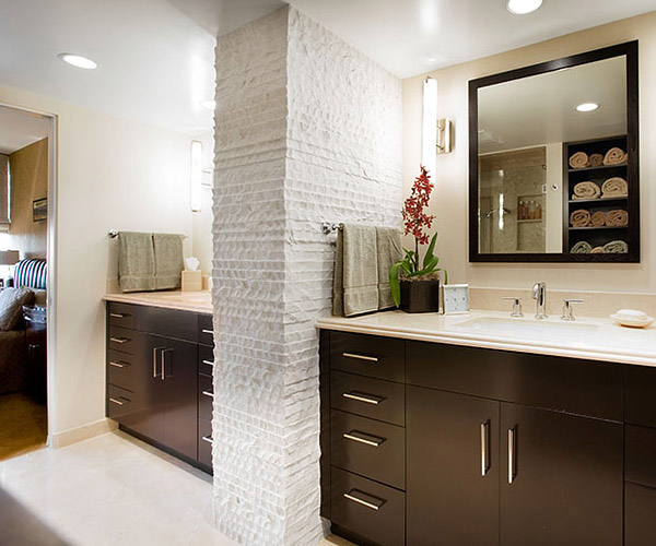 Los Angeles Bathroom Vanity - Designed by Odeau Interior Design